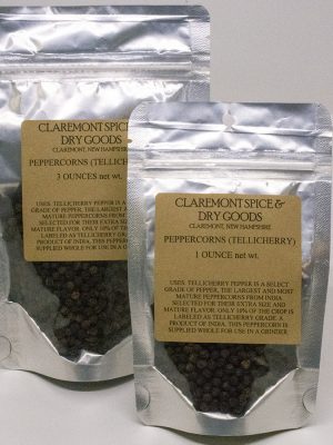 Peppercorns, black, Tellicherry