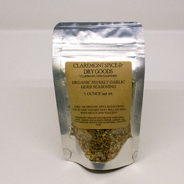 Claremont Spice and Dry Goods – Organic no salt garlic & herbs seasoning