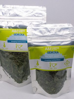 Green Sencha tea, organic